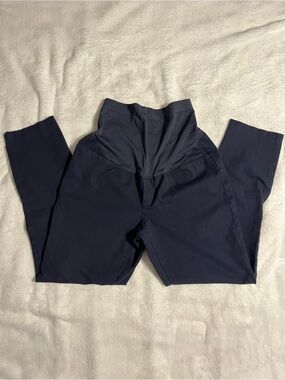 Old Navy Maternity Pixie Pant Navy Blue Size 8 Work Career